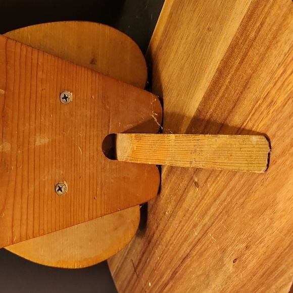 Vintage Wooden Dog Doorstop 7" x 11"Handcrafted 1990s - Picture 3 of 6